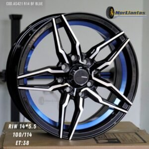 Llanta AS421 R14*5.5 100/114 ET:38 BLUE